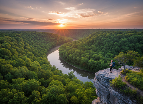 Castlewood State Park River Bluff Trail